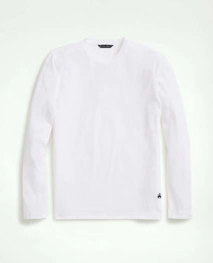 Supima® Cotton Long-Sleeve Logo T-Shirt, image 1