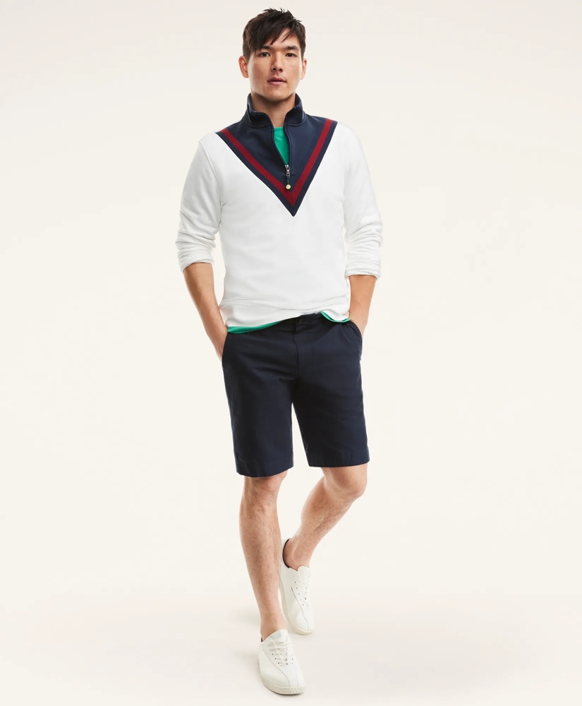 French Terry Half-Zip Sweatshirt, image 2