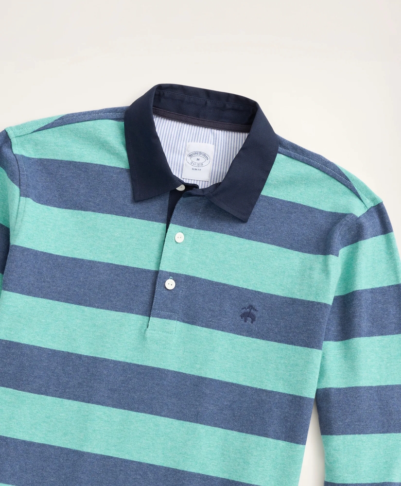 【BAON】Hawkins Stripe Collar Rugby Tee ?preset=lg