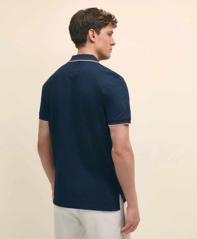 Golden Fleece® Supima® Tipped Polo Shirt, image 3