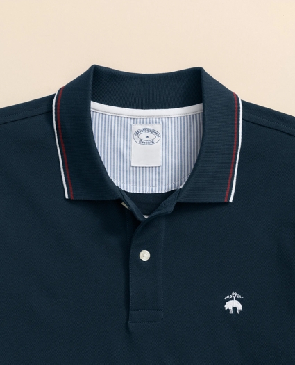Golden Fleece® Supima® Tipped Polo Shirt, image 5