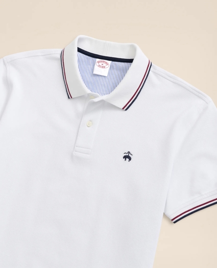 Golden Fleece® Supima® Tipped Polo Shirt, image 5