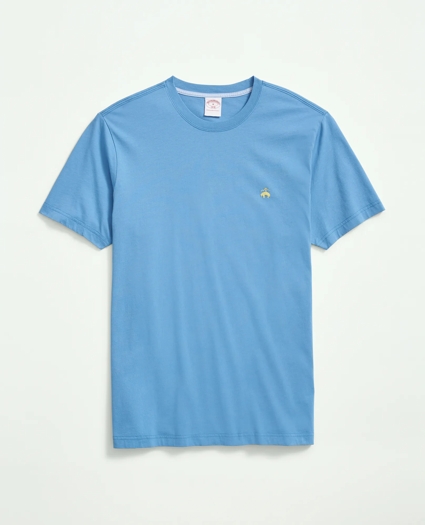 Washed Supima® Cotton Logo Crewneck T-Shirt, image 1