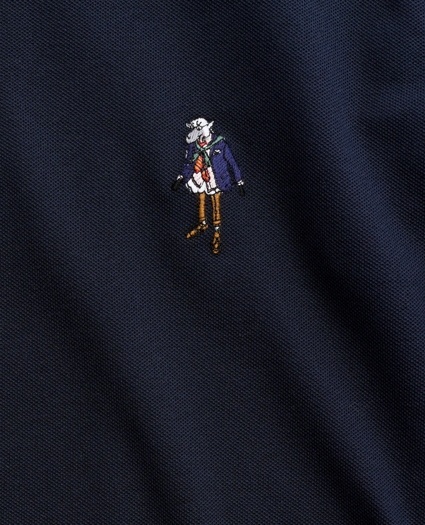 Henry Supima® Long-Sleeve Polo Shirt, image 2
