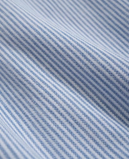 Original Fit Cotton Pique Knit Candy Stripe Short-Sleeve Shirt, image 2