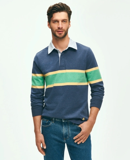 Vintage-Inspired Rugby In Sueded Cotton, image 1