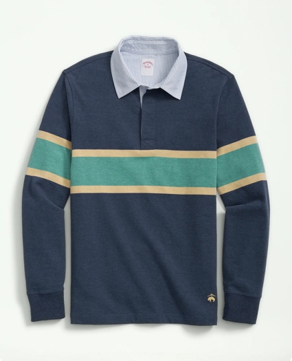 Vintage-Inspired Rugby In Sueded Cotton, image 3