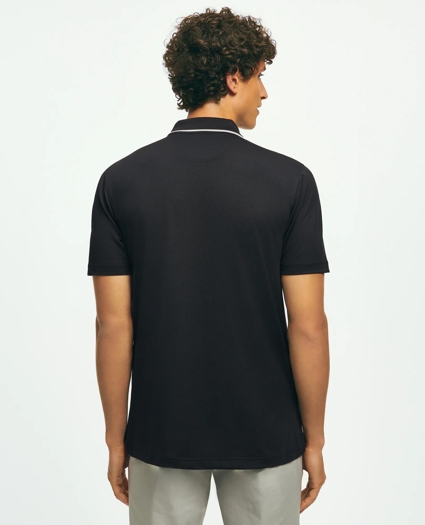 Performance Series Half-Zip Pique Polo Shirt, image 3