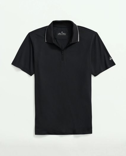 Performance Series Half-Zip Pique Polo Shirt, image 2