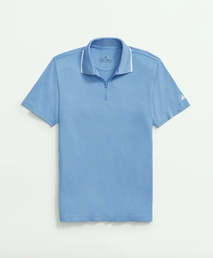 Performance Series Half-Zip Pique Polo Shirt, image 4