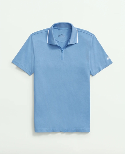 Performance Series Half-Zip Pique Polo Shirt, image 4