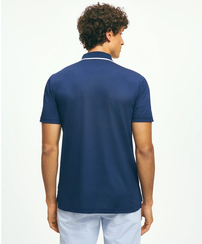 Performance Series Half-Zip Pique Polo Shirt, image 4