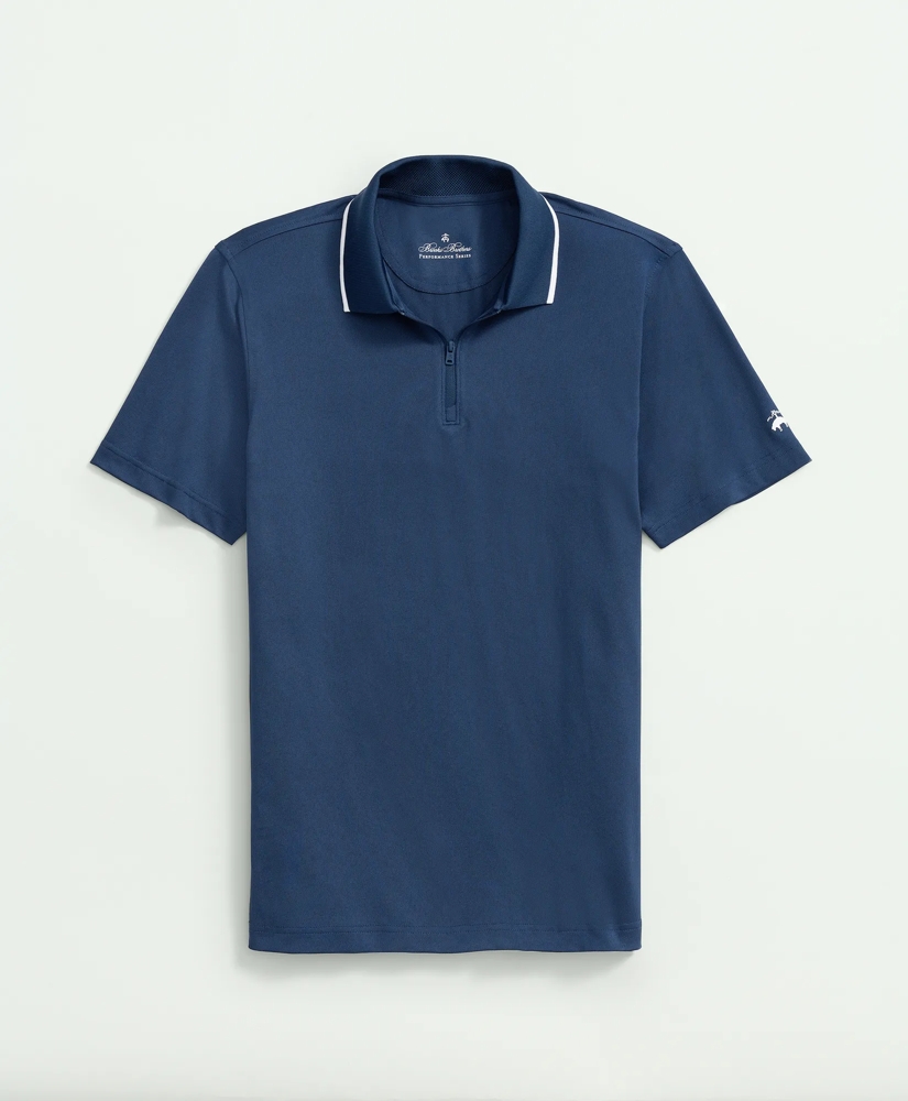Performance Series Half-Zip Pique Polo Shirt, image 3
