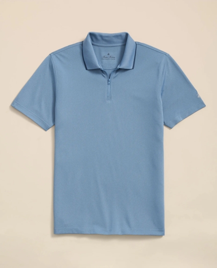 Performance Series Half-Zip Pique Polo Shirt, image 1