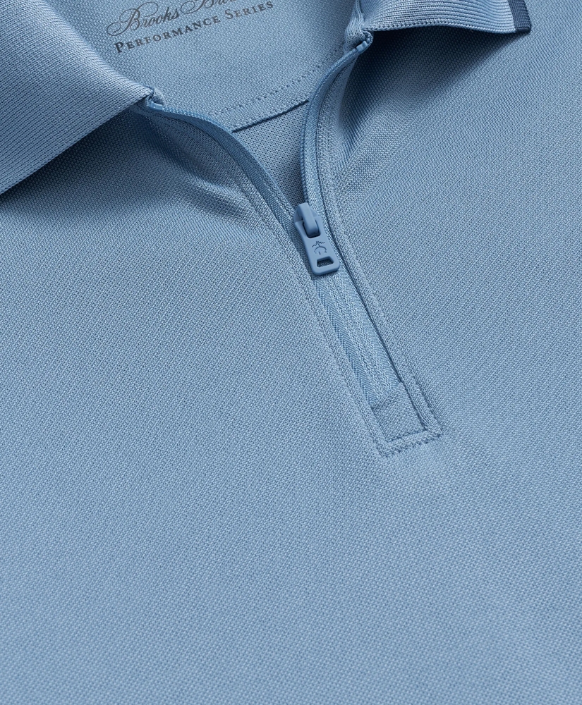 Performance Series Half-Zip Pique Polo Shirt
