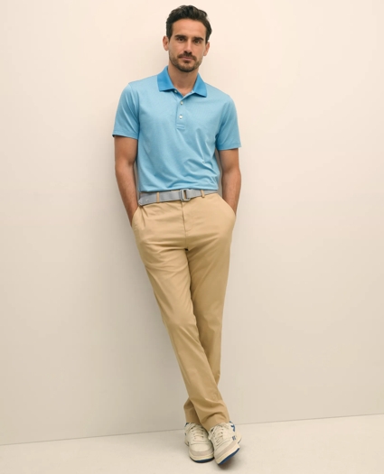 Performance Series Micro Stripe Jersey Polo Shirt, image 2