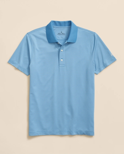 Performance Series Micro Stripe Jersey Polo Shirt, image 5