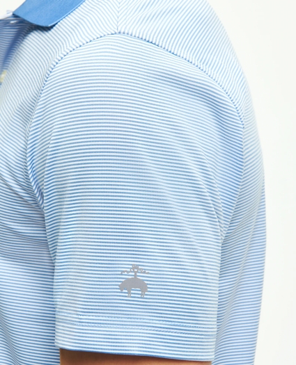 Performance Series Micro Stripe Jersey Polo Shirt, image 2