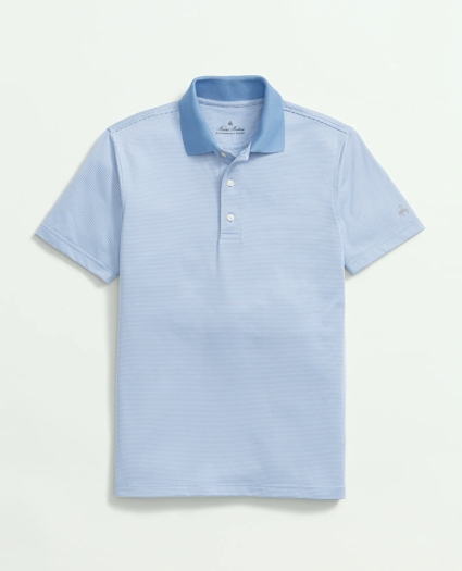 Performance Series Micro Stripe Jersey Polo Shirt, image 4