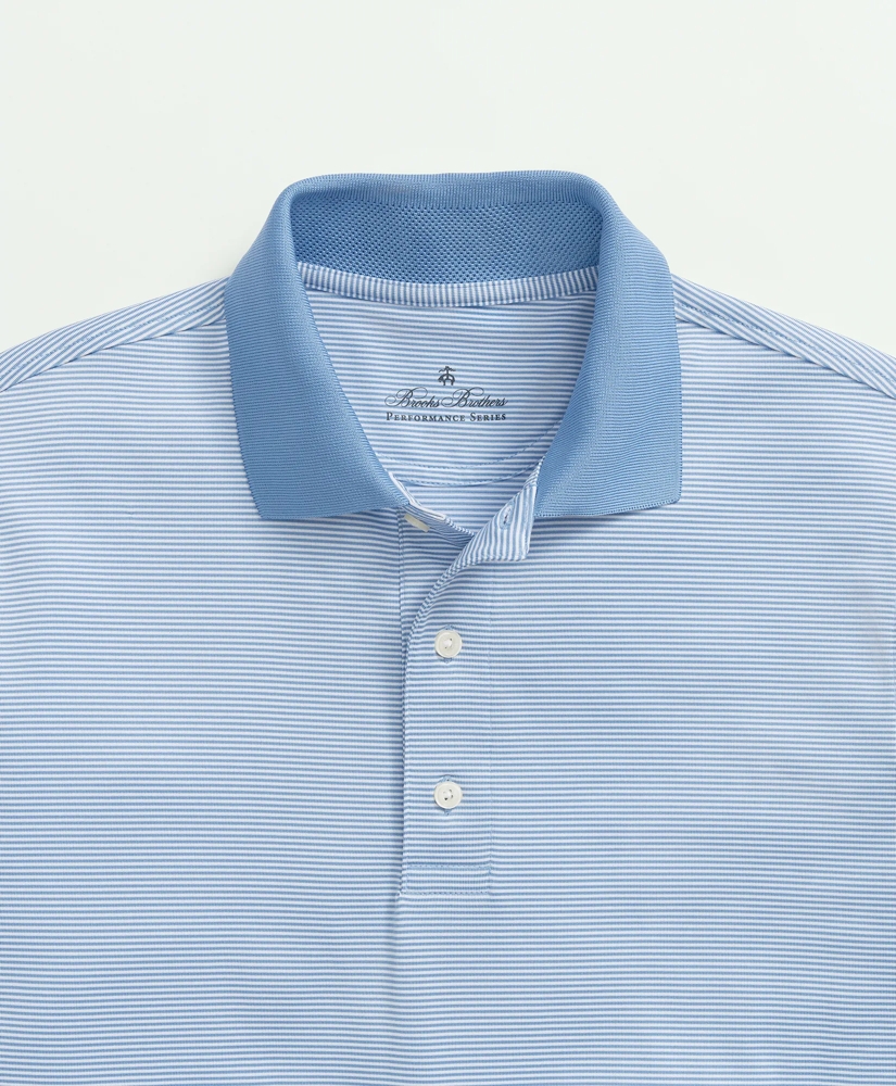 Performance Series Micro Stripe Jersey Polo Shirt, image 5