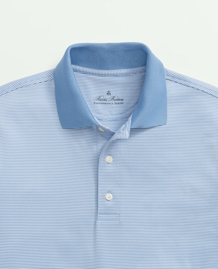 Performance Series Micro Stripe Jersey Polo Shirt, image 5