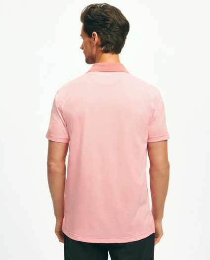Performance Series Micro Stripe Jersey Polo Shirt, image 3