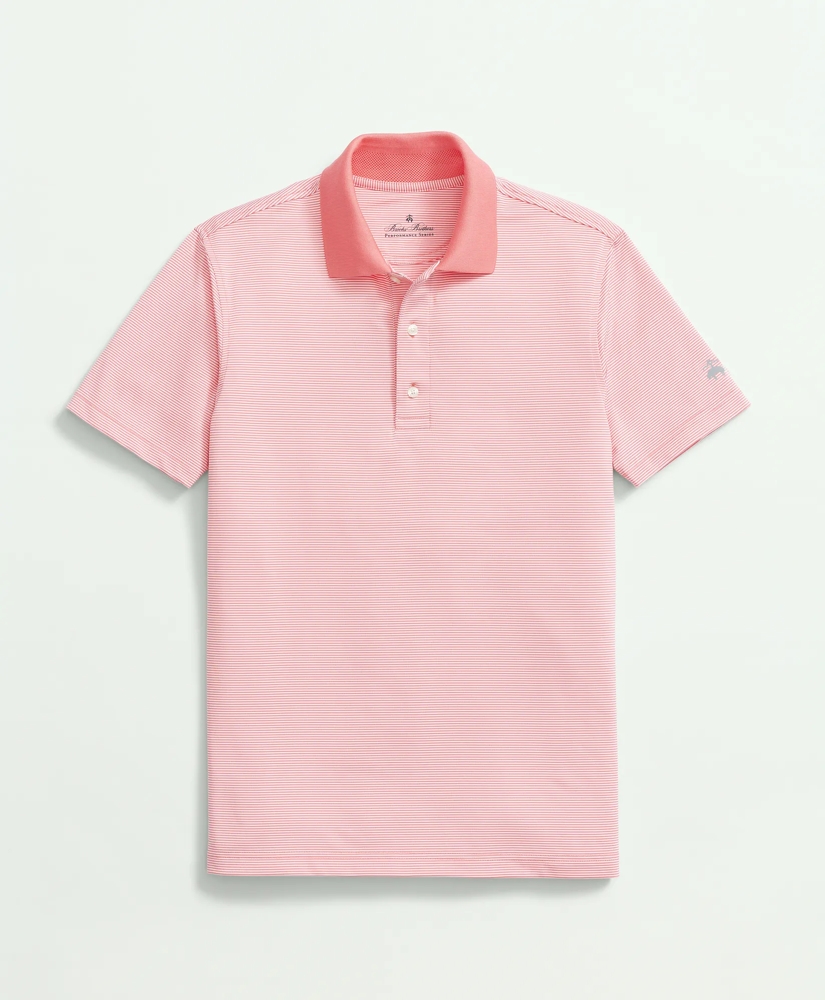 Performance Series Micro Stripe Jersey Polo Shirt, image 4