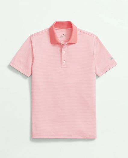 Performance Series Micro Stripe Jersey Polo Shirt, image 4