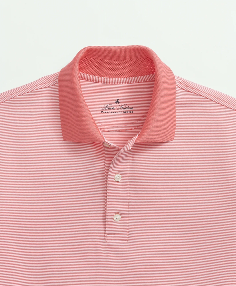 Performance Series Micro Stripe Jersey Polo Shirt, image 5