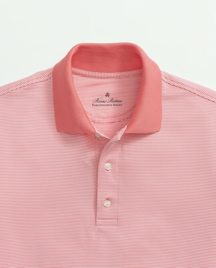 Performance Series Micro Stripe Jersey Polo Shirt, image 5