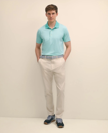 Performance Series Micro Stripe Jersey Polo Shirt, image 2