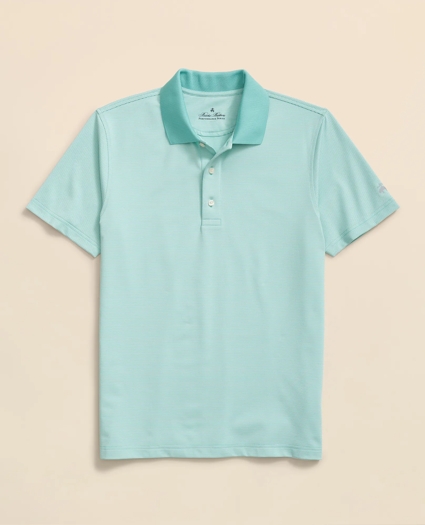 Performance Series Micro Stripe Jersey Polo Shirt, image 4