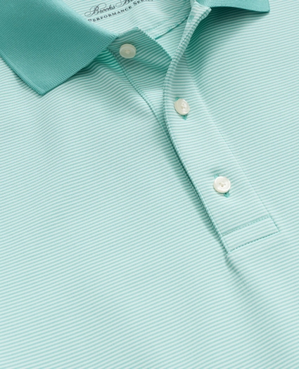 Performance Series Micro Stripe Jersey Polo Shirt, image 5