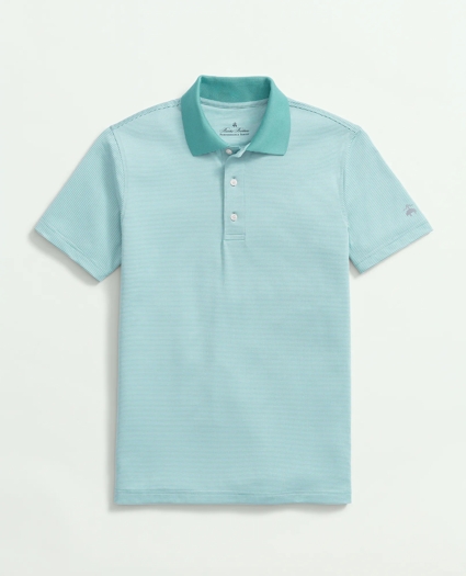 Performance Series Micro Stripe Jersey Polo Shirt, image 4