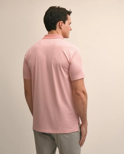Performance Series Micro Stripe Jersey Polo Shirt, image 4