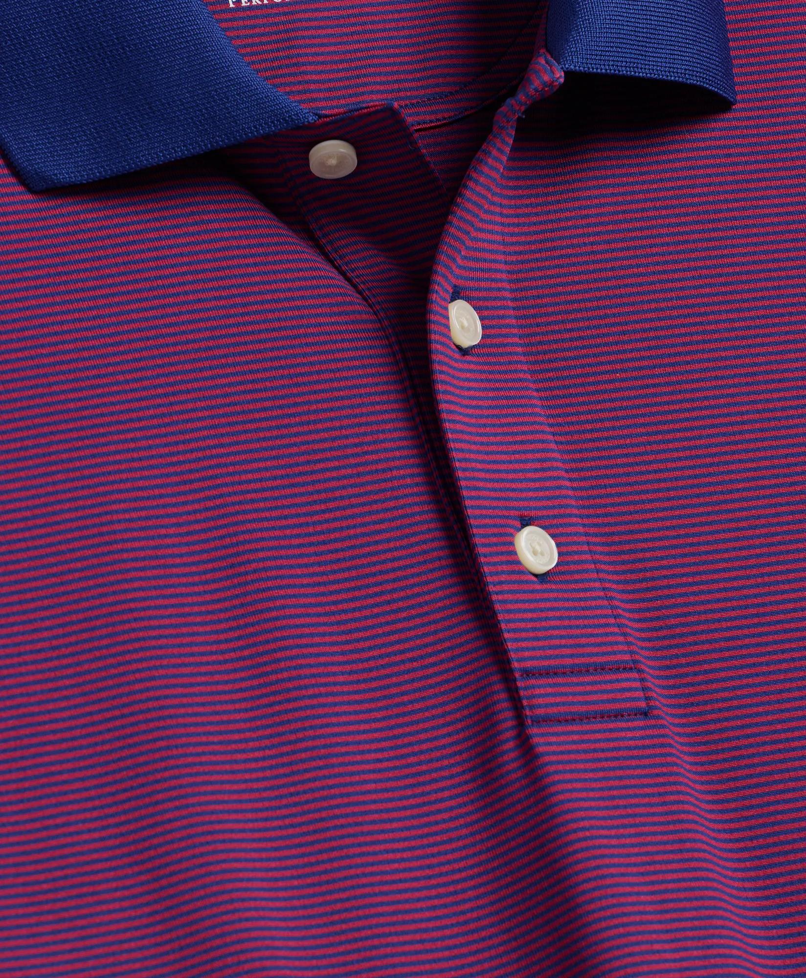 Performance Series Micro Stripe Jersey Polo Shirt, image 2