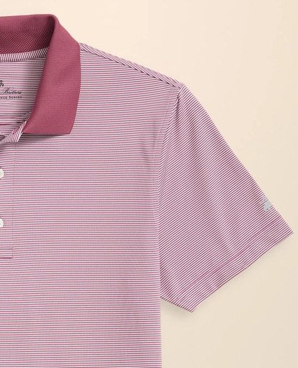 Performance Series Micro Stripe Jersey Polo Shirt, image 5