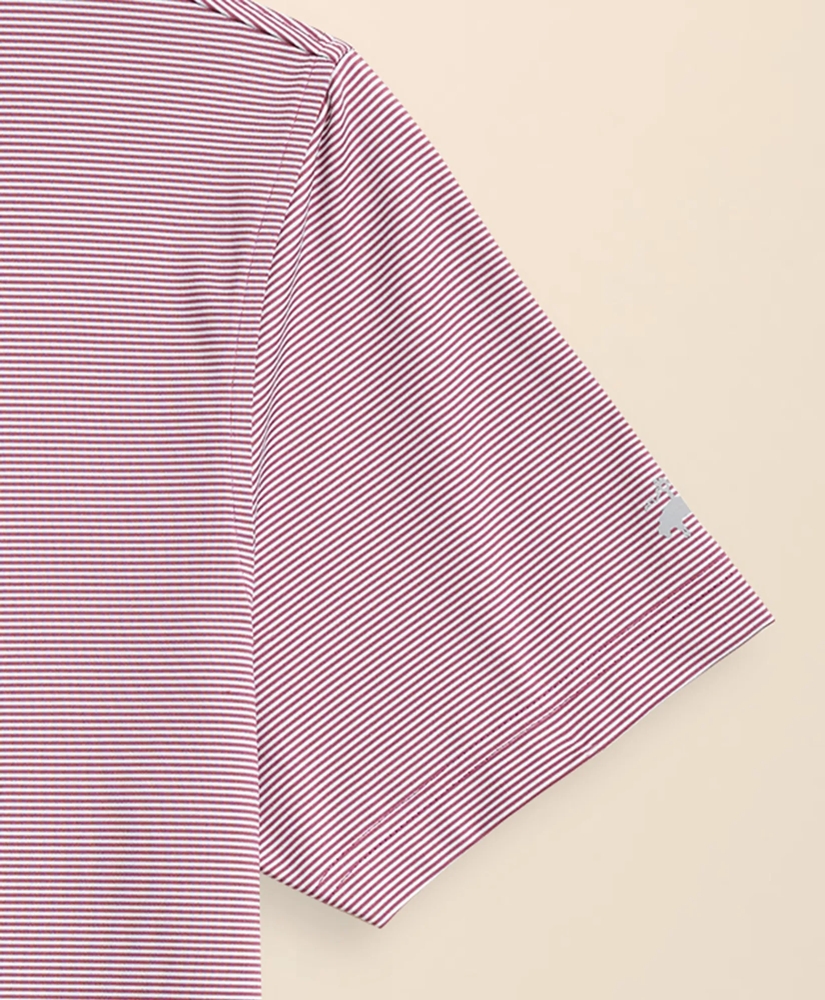 Performance Series Micro Stripe Jersey Polo Shirt, image 6