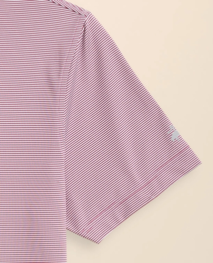 Performance Series Micro Stripe Jersey Polo Shirt, image 6