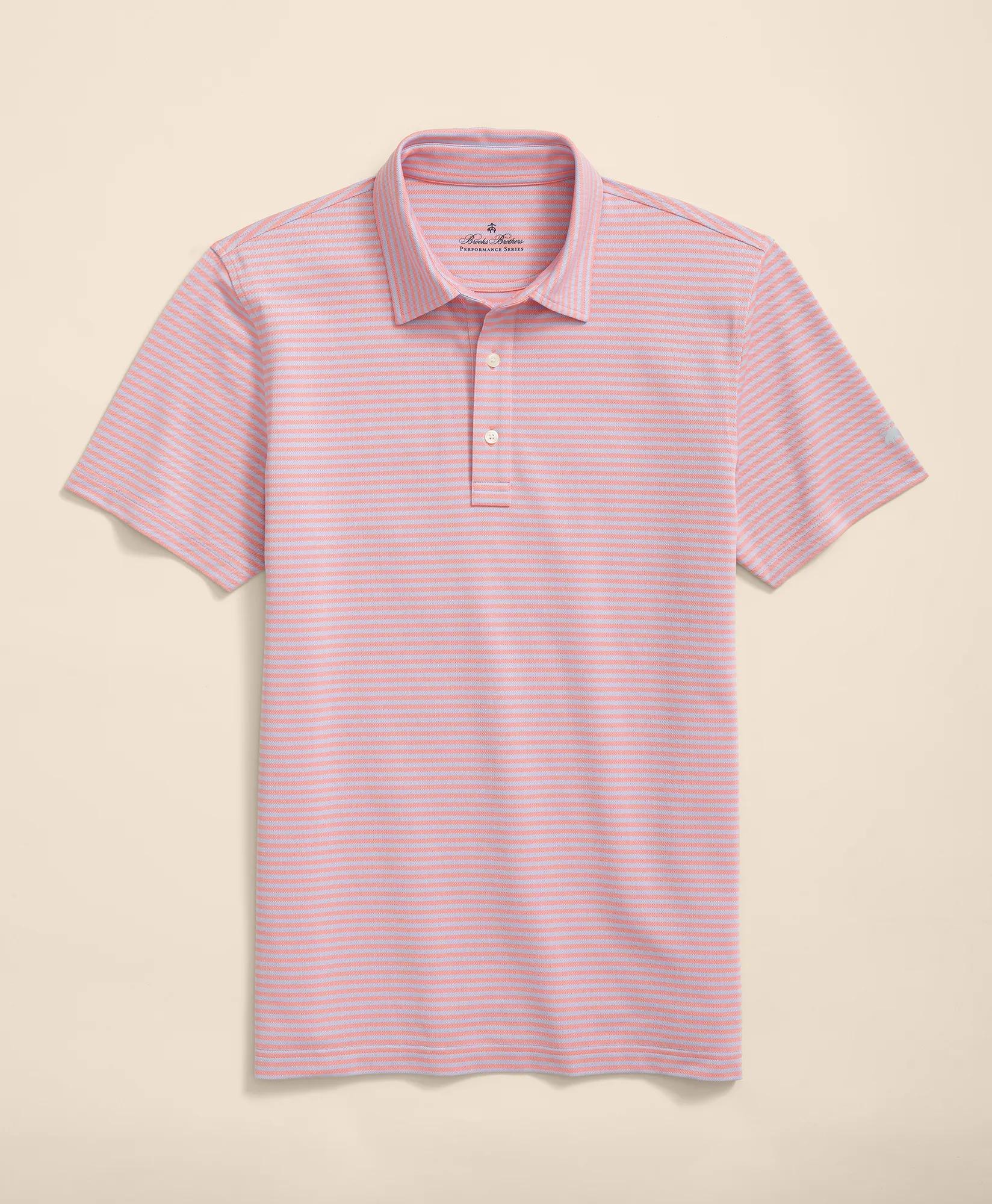 Performance Series Vintage Stripe Pique Polo Shirt