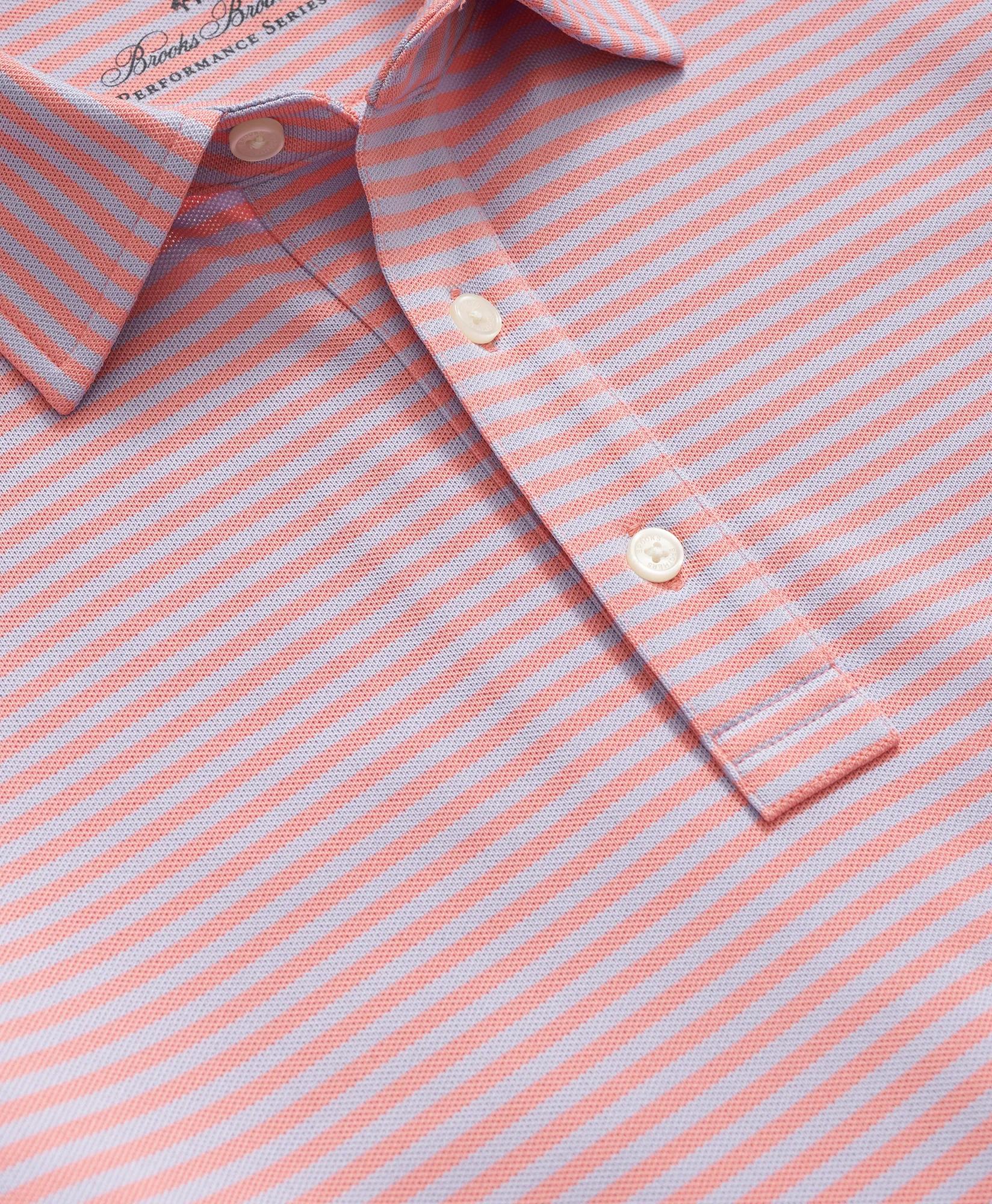 Performance Series Vintage Stripe Pique Polo Shirt