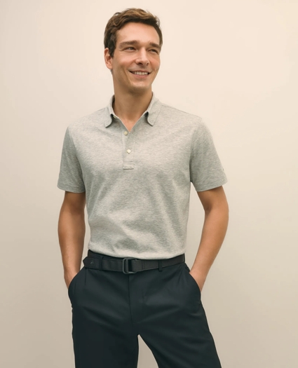 Performance Series Supima® Cotton Jersey Polo Shirt, image 1