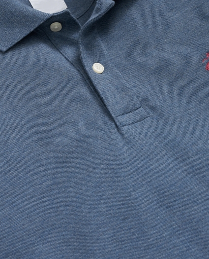 Golden Fleece® Stretch Supima® Long-Sleeve Polo Shirt, image 2