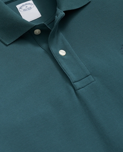 Golden Fleece® Stretch Supima® Long-Sleeve Polo Shirt, image 2