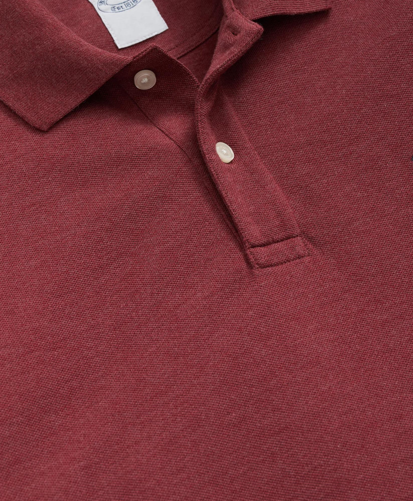 Golden Fleece® Stretch Supima® Long-Sleeve Polo Shirt, image 2