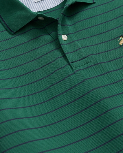 Golden Fleece® Thin Striped Supima® Polo Shirt, image 2