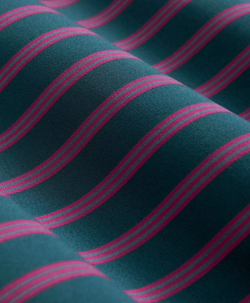 Performance Series BB#1 Striped Polo Shirt, image 3