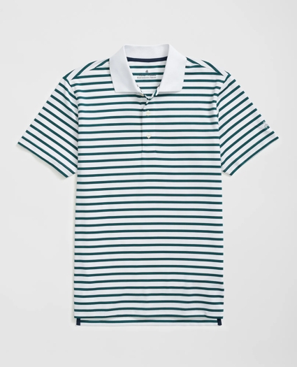 Performance Series BB#1 Striped Polo Shirt, image 1