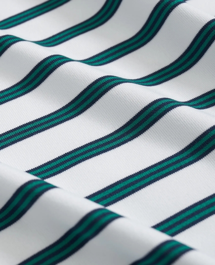 Performance Series BB#1 Striped Polo Shirt, image 3