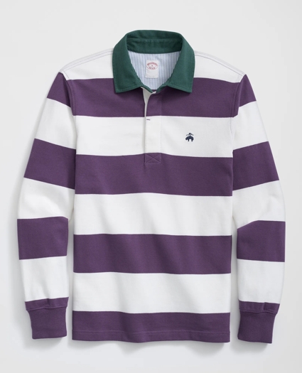 Rugby Shirt in Garment-Washed Cotton, image 1
